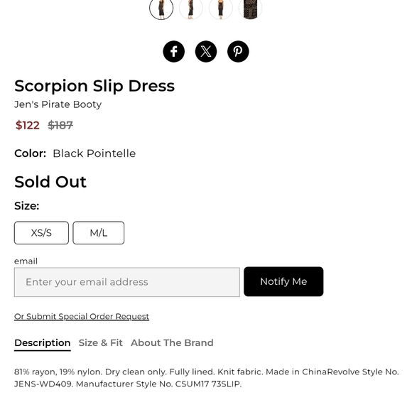 Jens Pirate Booty Scorpion Knit Dress - Picture 5 of 15